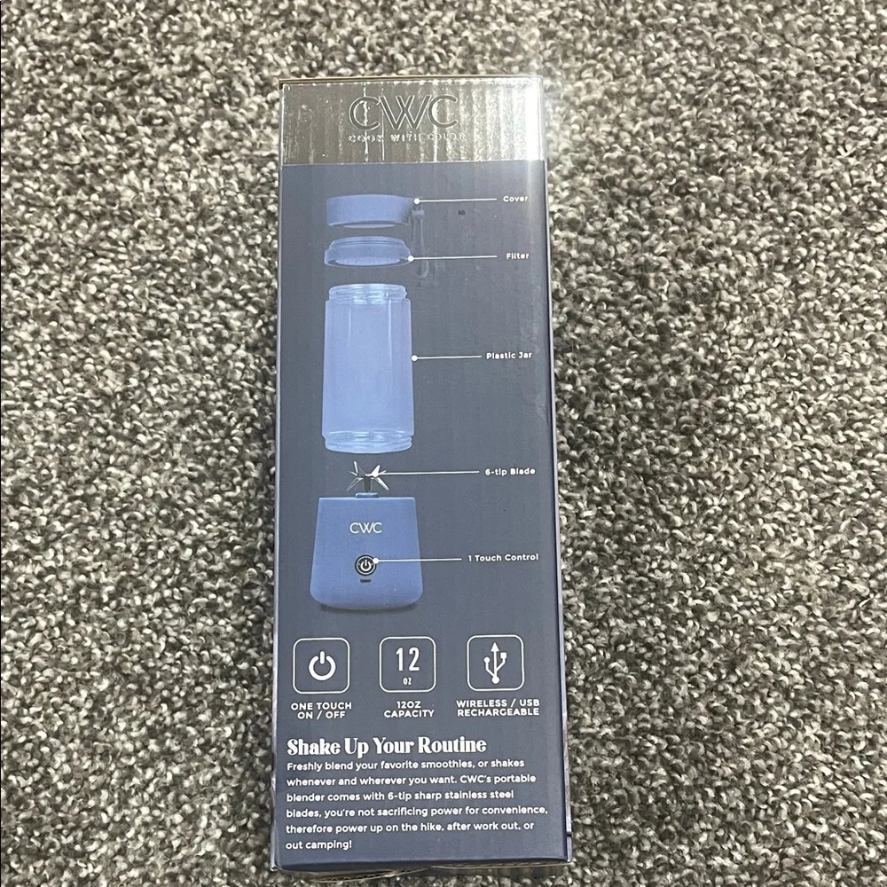CWC Portable Blender in Blue New in Box - Picture 2 of 4